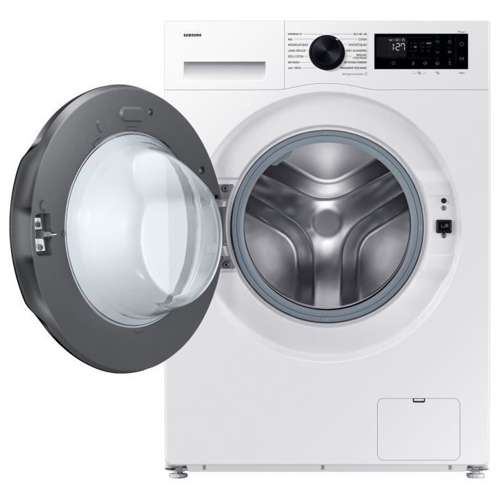 Lave-linge séchant SAMSUNG AI ecobubble™ WD90DG5B15BE - 9 / 6 kg - L60cm - 1400 trs/min - Blanc