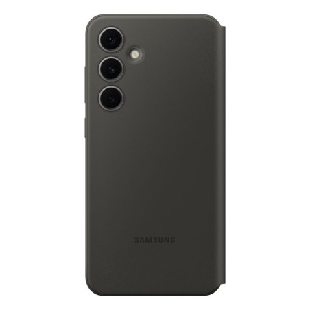Coque et étui téléphone mobile Samsung Etui Smart View avec porte-carte pour Galaxy S24 FE - Noir