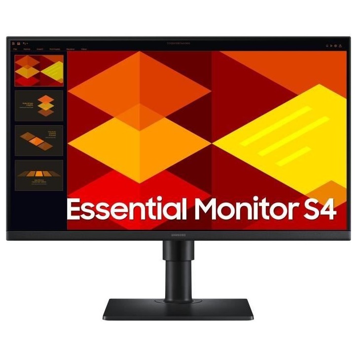 Ecran PC - SAMSUNG - S24D400G - 24'' - FHD 1920x1080 - 100Hz - IPS - 5ms(GTG) - 250cd/m² - Pied reglable - HDMI - DisplayPort Ecran PC - SAMSUNG - S24D400G - 24'' - FHD 1920x1080 - 100Hz - IPS - 5ms(GTG) - 250cd/m² - Pied reglable - HDMI - DisplayPort