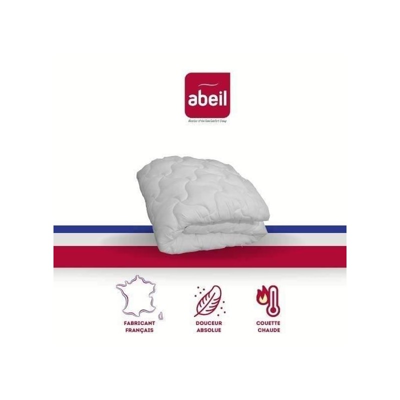 ABEIL Couette chaude Douceur Absolue 240x260 cm blanc ABEIL Couette chaude Douceur Absolue 240x260 cm blanc
