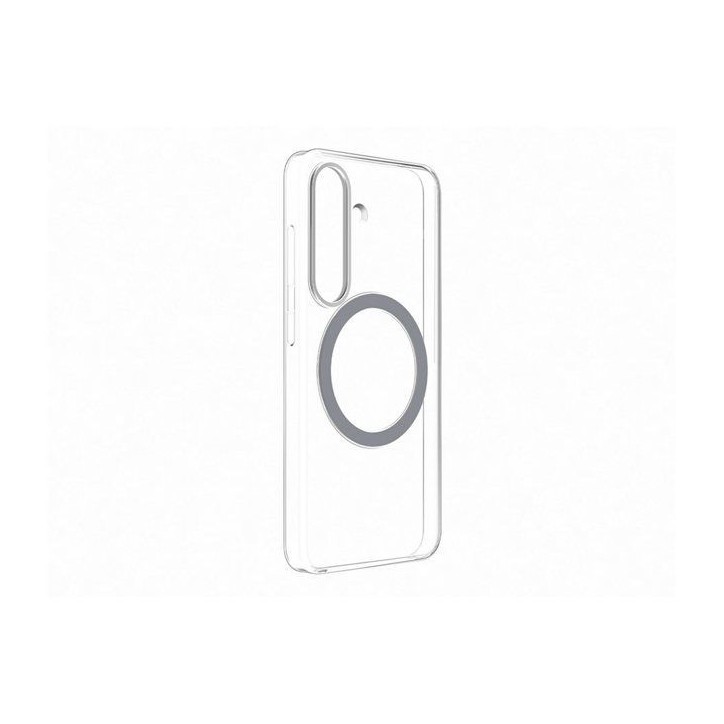Coque - Samsung - Galaxy S25 - Transparent - Support anneau - Compatible supports magnétiques