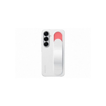 Coque - Samsung - Galaxy S25 - Blanc - Fonction Support - Laniere Intégrée
