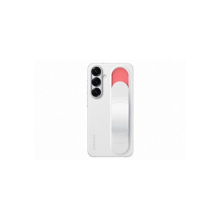 Coque - Samsung - Galaxy S25 - Blanc - Fonction Support - Laniere Intégrée Coque - Samsung - Galaxy S25 - Blanc - Fonction Support - Laniere Intégrée