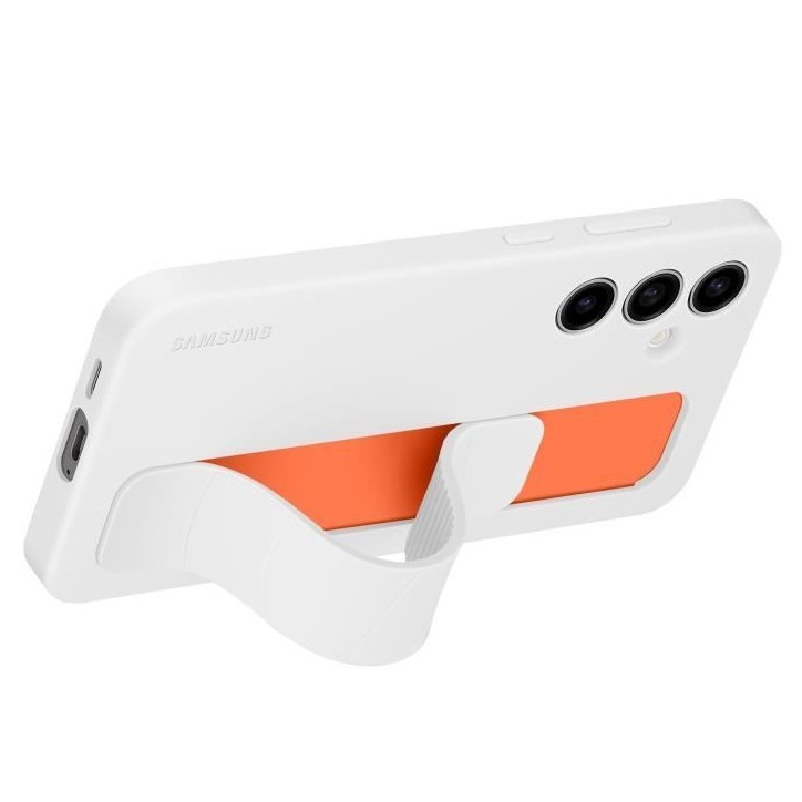 Coque avec laniere et support Galaxy S25+ Blanc
