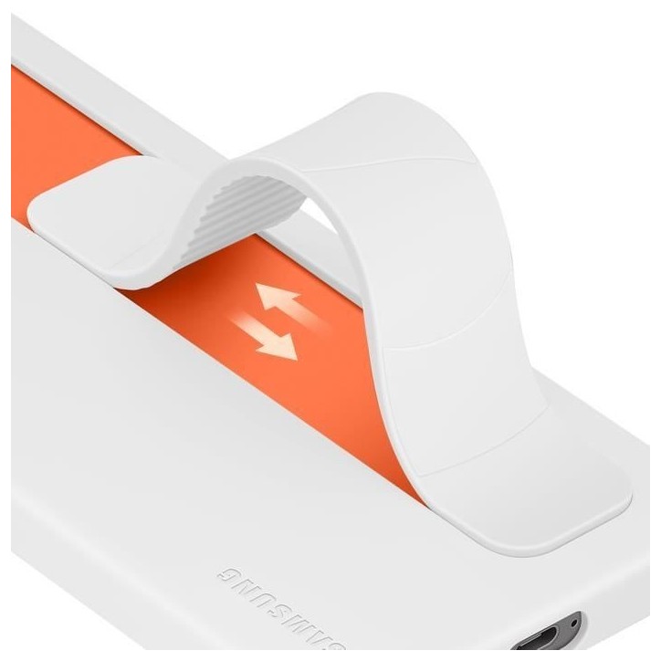 Coque avec laniere et support Galaxy S25+ Blanc