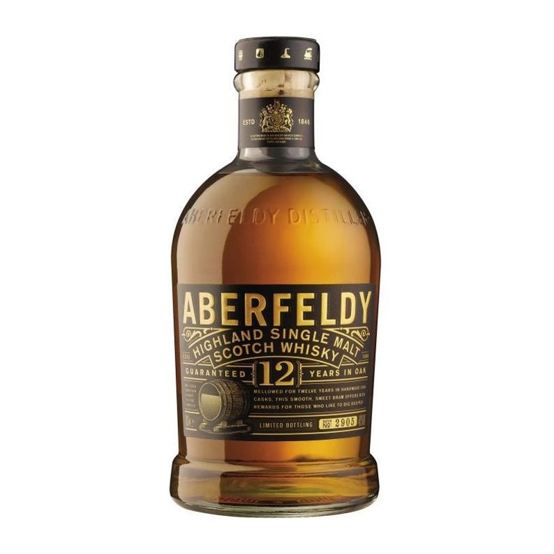 Aberfeldy 12 ans Whisky Single Malt 70 cl - 40° Aberfeldy 12 ans Whisky Single Malt 70 cl - 40°