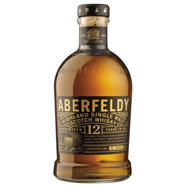 Aberfeldy 12 ans Whisky Single Malt 70 cl - 40°