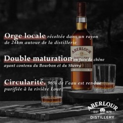 Aberlour - 10 ans - Whisky Ecossais Single Malt - 40,0% Vol. - 70cl av
