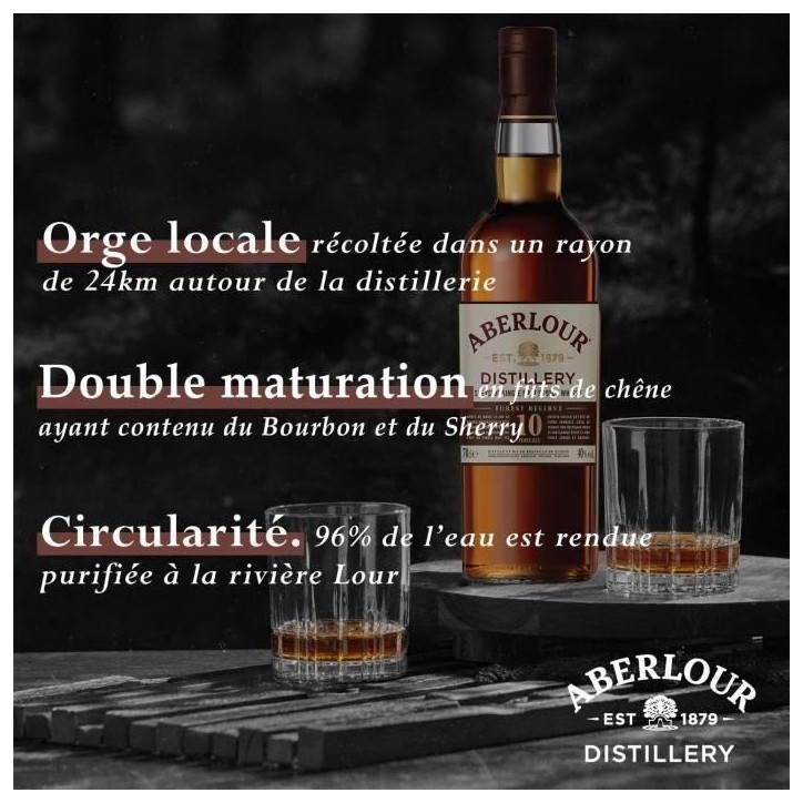 Aberlour - 10 ans - Whisky Ecossais Single Malt - 40,0% Vol. - 70cl avec etui