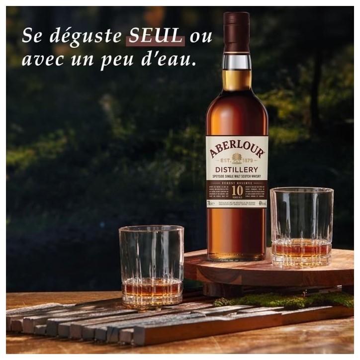 Aberlour - 10 ans - Whisky Ecossais Single Malt - 40,0% Vol. - 70cl avec etui