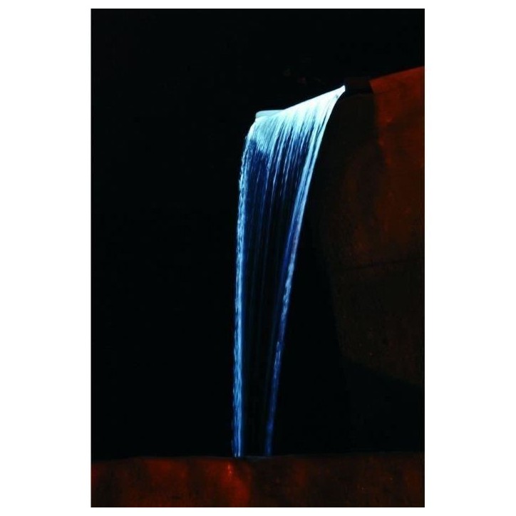 Lame d'eau inox Niagara 60 avec éclairage led pour bassin de jardin - UBBINK Lame d'eau inox Niagara 60 avec éclairage led pour bassin de jardin - UBBINK