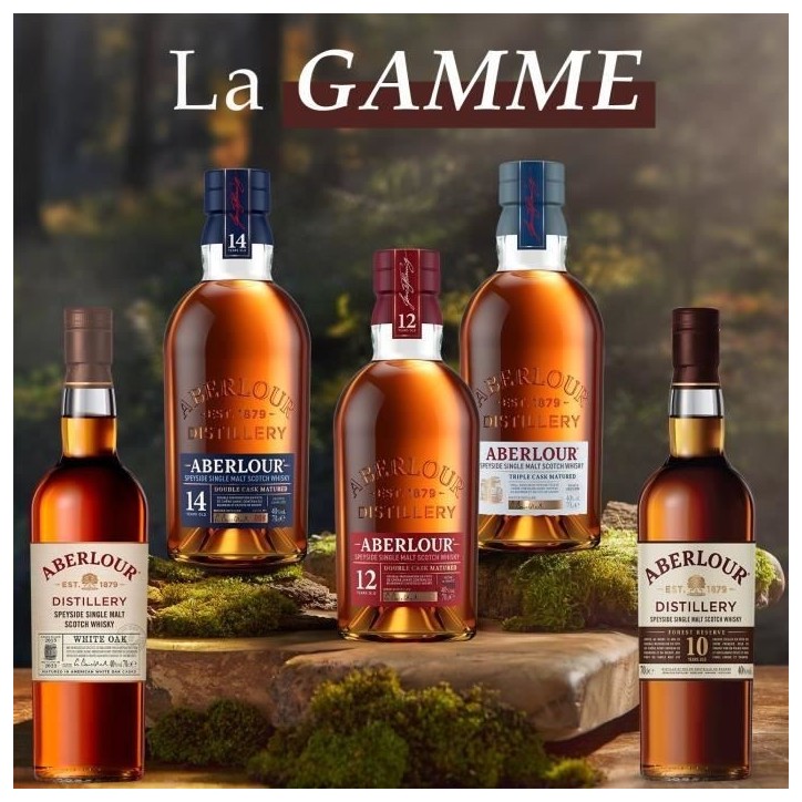Aberlour - 10 ans - Whisky Ecossais Single Malt - 40,0% Vol. - 70cl avec etui