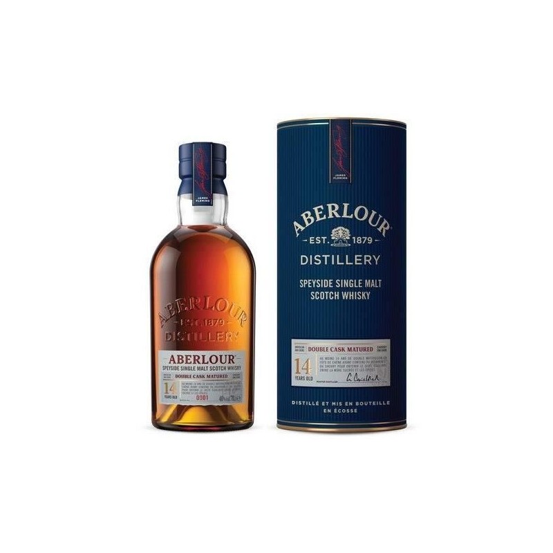 Aberlour - 14 ans - Whisky Ecossais Single Malt avec étui - 40,0% Vol Aberlour - 14 ans - Whisky Ecossais Single Malt avec étui - 40,0% Vol