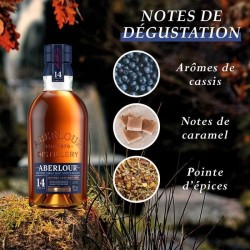 Aberlour - 14 ans - Whisky Ecossais Single Malt avec étui - 40,0% Vol