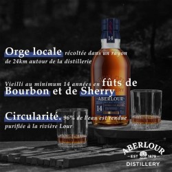 Aberlour - 14 ans - Whisky Ecossais Single Malt avec étui - 40,0% Vol