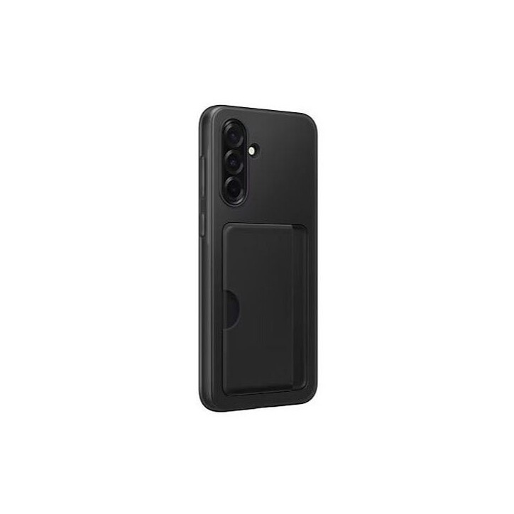 Coque et étui téléphone mobile Samsung arriere avec porte-carte Galaxy A36 5G Noir