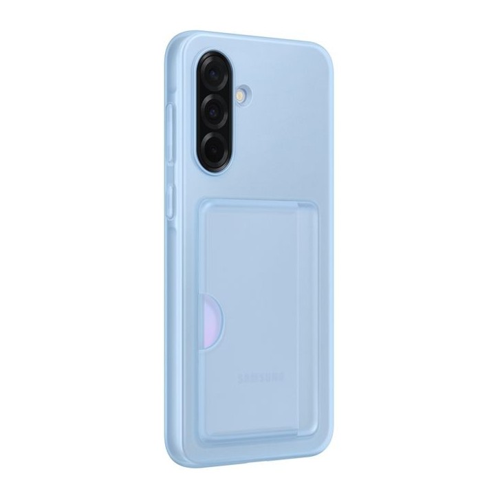 Coque et étui téléphone mobile Samsung arriere avec porte-carte Galaxy A36 5G Bleu