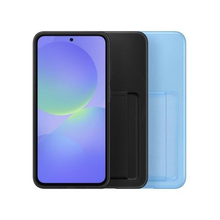 Coque et étui téléphone mobile Samsung arriere avec porte-carte Galaxy A36 5G Bleu