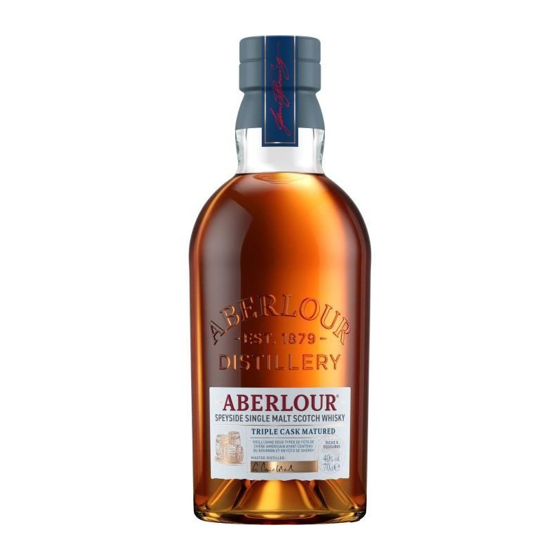 Aberlour - Triple Cask - Whisky Ecossais Single Malt - 40,0% Vol. - 70 Aberlour - Triple Cask - Whisky Ecossais Single Malt - 40,0% Vol. - 70