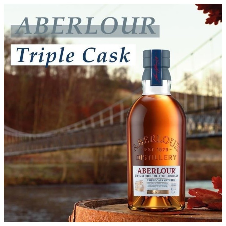 Aberlour - Triple Cask - Whisky Ecossais Single Malt - 40,0% Vol. - 70cl