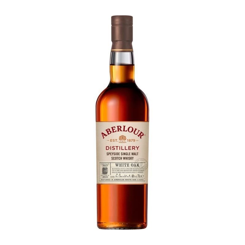 Aberlour - White Oak - Whisky Ecossais Single Malt - 40,0% Vol. - 70cl Aberlour - White Oak - Whisky Ecossais Single Malt - 40,0% Vol. - 70cl