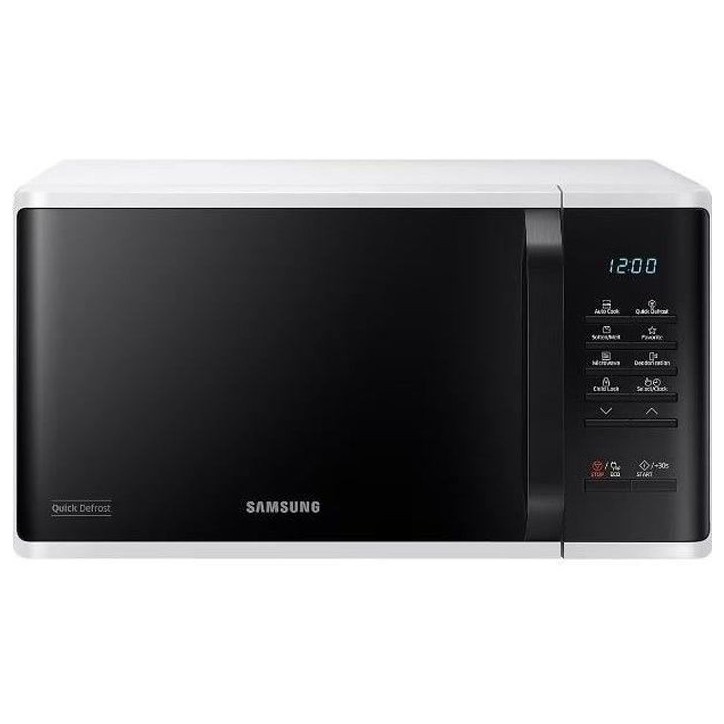 Micro-ondes SAMSUNG Solo - Blanc - 23 L - 800 W - Cavité céramique émail Micro-ondes SAMSUNG Solo - Blanc - 23 L - 800 W - Cavité céramique émail