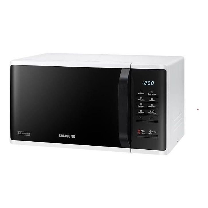 Micro-ondes SAMSUNG Solo - Blanc - 23 L - 800 W - Cavité céramique émail Micro-ondes SAMSUNG Solo - Blanc - 23 L - 800 W - Cavité céramique émail
