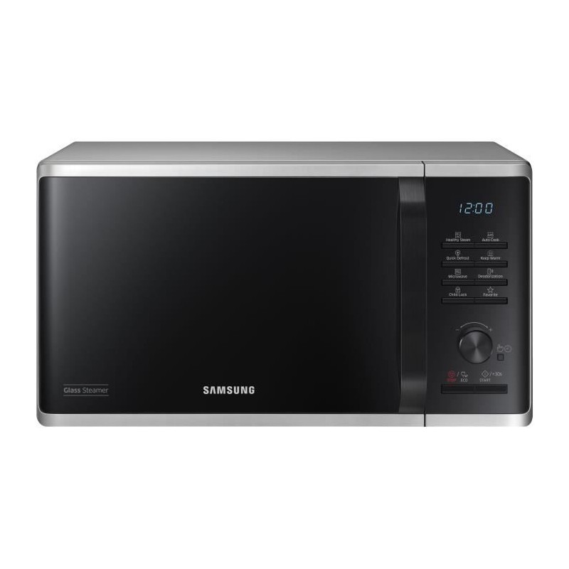 Micro-ondes solo - SAMSUNG - MS23K3555ES - Acier inoxydable - 23L - Co Micro-ondes solo - SAMSUNG - MS23K3555ES - Acier inoxydable - 23L - Co