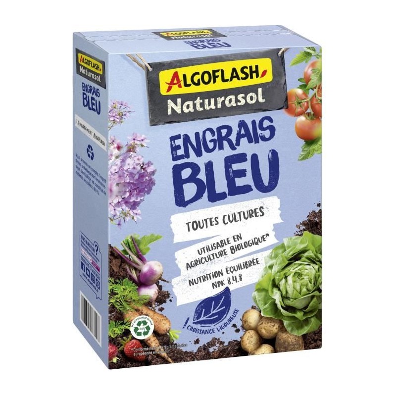 ALGOFLASH NATURASOL Engrais Bleu - 100% Naturel - 1,5 kg ALGOFLASH NATURASOL Engrais Bleu - 100% Naturel - 1,5 kg