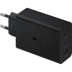 Adaptateur secteur Trio 65W - 2 x USB-C - 1 x USB-A - Noir - sans câb