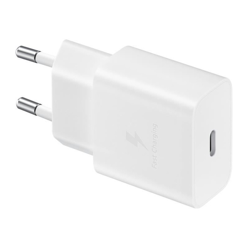 Chargeur Secteur USB C - 15W - SAMSUNG - Blanc Chargeur Secteur USB C - 15W - SAMSUNG - Blanc