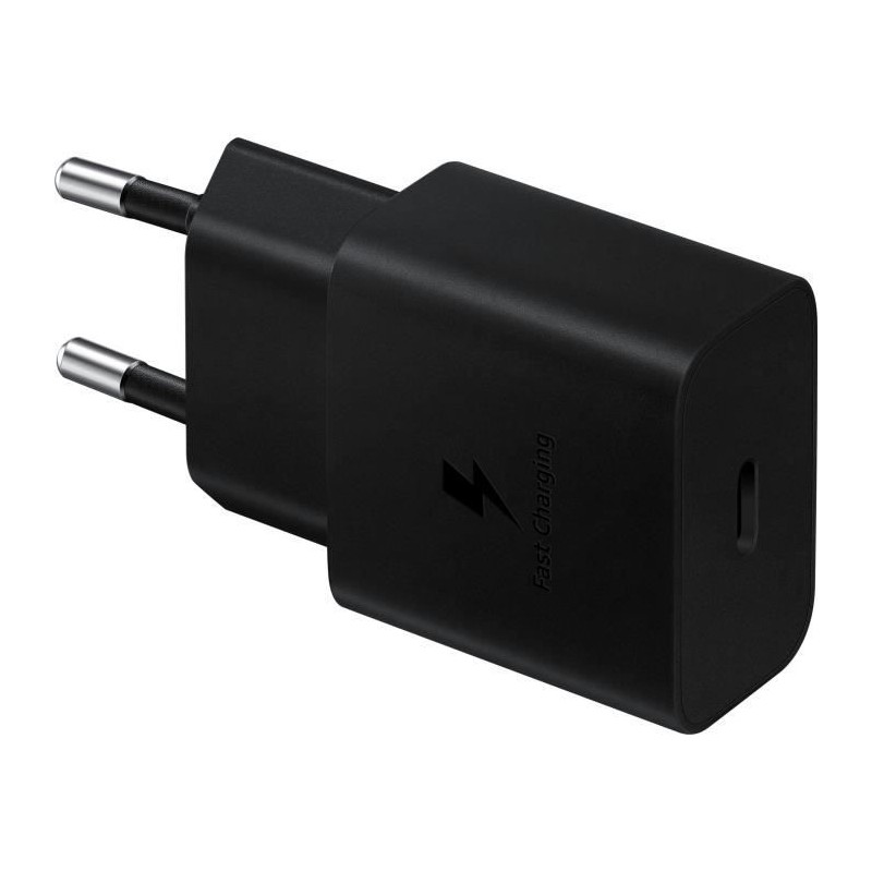 Chargeur Secteur USB C - 15W - SAMSUNG - Noir