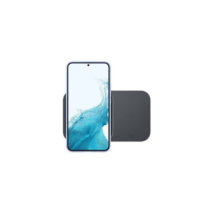 Chargeur duo sans fil rapide 15W SAMSUNG - Pad Induction - Sans adaptateur secteur - Noir Chargeur duo sans fil rapide 15W SAMSUNG - Pad Induction - Sans adaptateur secteur - Noir