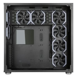 ABKONCORE BOITIER PC R780 Sync - rétro éclairage RGB - Noir - Verre