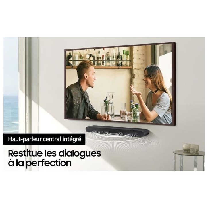 SAMSUNG HW-S50B - Barre de son 3.0 - One Body - Caisson de basse intégré - Bluetooth SAMSUNG HW-S50B - Barre de son 3.0 - One Body - Caisson de basse intégré - Bluetooth