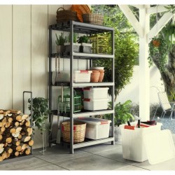 Étagere de rangement XL KETER Plus X/5 - Noir - 90 x 60 x 187 cm - 80