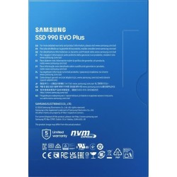 SSD Interne - SAMSUNG - 990 EVO Plus 1 To - NVMe M.2 PCIe 4.0x4 - Vite
