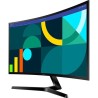 Ecran PC Incurvé - SAMSUNG - 27 - FHD - 100Hz - Dalle VA - 4ms - LS27