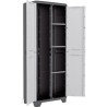 KETER Armoire de rangement utilitaire Linear - 68 x 39 x 173 cm - Noir