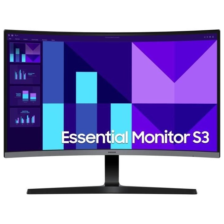 Ecran PC Incurvé - SAMSUNG - 27 - FHD - 100Hz - Dalle VA - 4ms - LS27D390GAUXEN Ecran PC Incurvé - SAMSUNG - 27 - FHD - 100Hz - Dalle VA - 4ms - LS27D390GAUXEN
