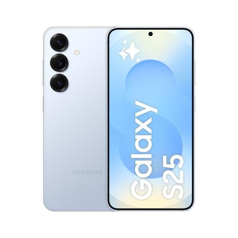 SAMSUNG Galaxy S25 AI Smartphone 256 Go Bleu clair SAMSUNG Galaxy S25 AI Smartphone 256 Go Bleu clair