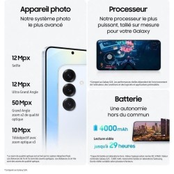 SAMSUNG Galaxy S25 AI Smartphone 128 Go Bleu nuit