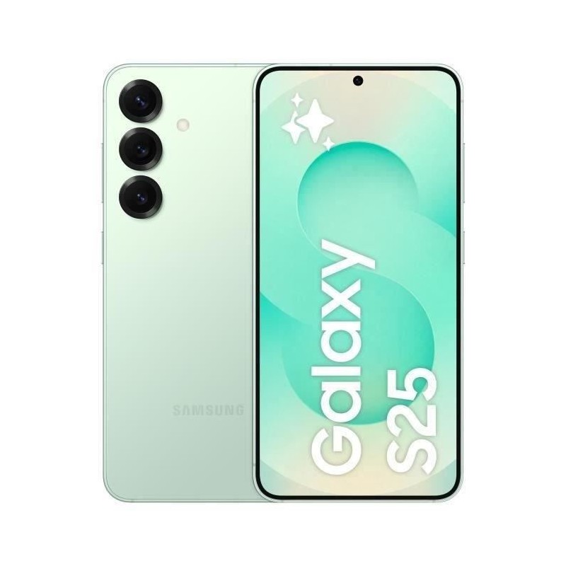 SAMSUNG Galaxy S25 AI Smartphone 256 Go Vert d'eau SAMSUNG Galaxy S25 AI Smartphone 256 Go Vert d'eau