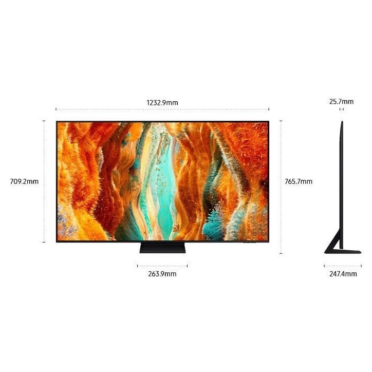 Samsung 55QN70F - TV NeoQLED MiniLED 55 (140 cm) - 4K UHD 3840x2160 - 144Hz - HDR10+ - Smart TV - Gaming Hub - 3xHDMI - WiFi Samsung 55QN70F - TV NeoQLED MiniLED 55 (140 cm) - 4K UHD 3840x2160 - 144Hz - HDR10+ - Smart TV - Gaming Hub - 3xHDMI - WiFi