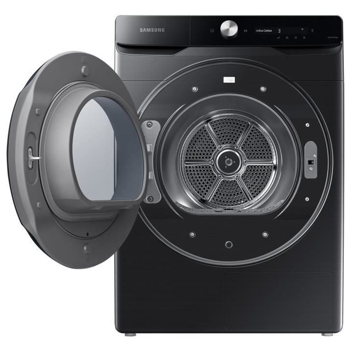 Seche-linge pompe a chaleur SAMSUNG DV16T8520BV - 16 kg - Digital Inverter - L84,4cm - Optimal Dry - Noir Seche-linge pompe a chaleur SAMSUNG DV16T8520BV - 16 kg - Digital Inverter - L84,4cm - Optimal Dry - Noir