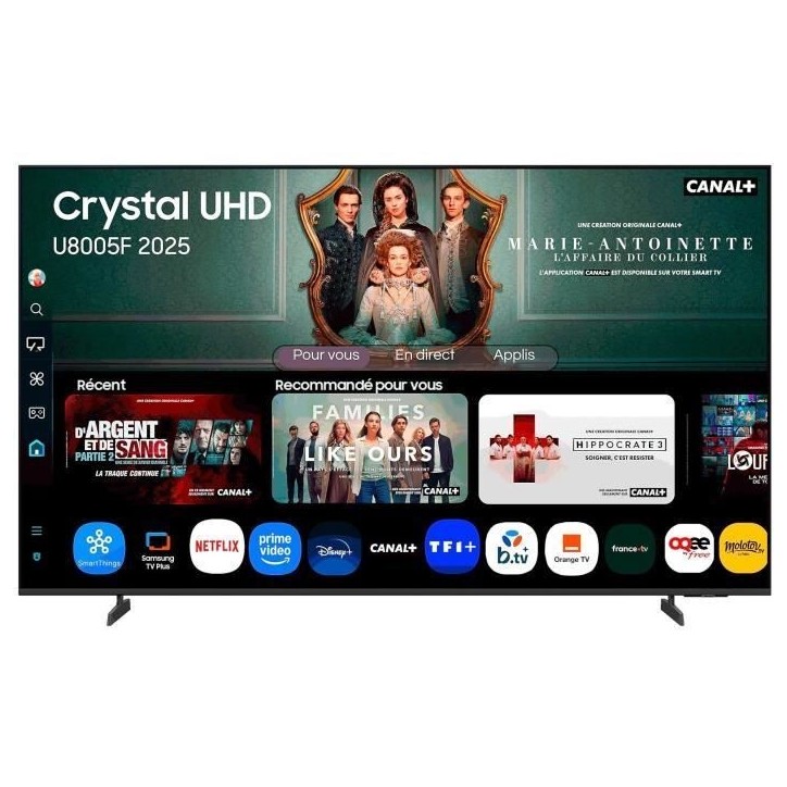 Samsung 70U8005F - TV LED 70 (178 cm) - 4K UHD 3840x2160 - HDR - Smart TV - Gaming Hub - 3xHDMI - WiFi Samsung 70U8005F - TV LED 70 (178 cm) - 4K UHD 3840x2160 - HDR - Smart TV - Gaming Hub - 3xHDMI - WiFi
