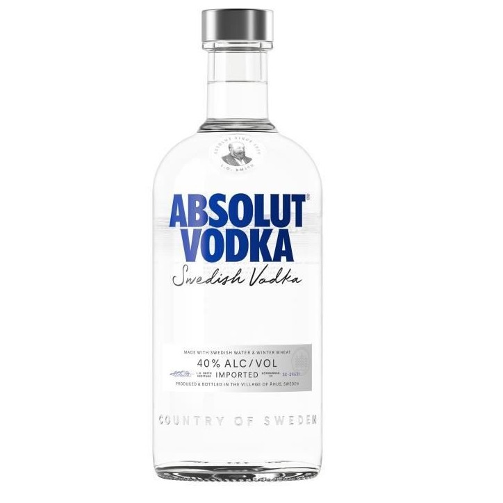 Absolut - Original Vodka Suédoise - 40,0% Vol. - 70cl