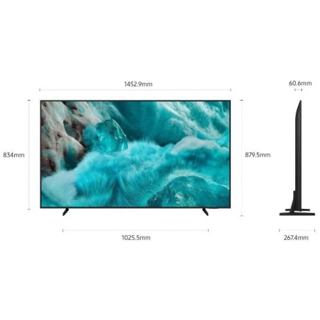 Samsung 65Q7F - TV QLED 65 (165 cm) - 4K UHD 3840x2160 - HDR10+ - Smart TV - Gaming Hub - 3xHDMI - WiFi