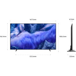 Samsung 75QEF1 - TV QLED 75 (190 cm) - 4K UHD 3840x2160 - HDR10+ - Sma