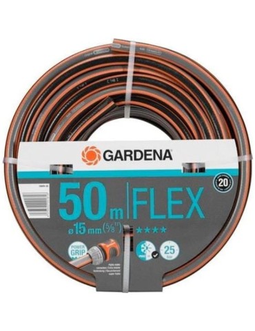 Tuyau d'arrosage Comfort FLEX - GARDENA - 50m - Ø15mm - Anti noeud et indéformable - Garantie 20 ans
